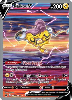 Holofoil - Raikou V - GG41/GG70 / LP / English Pokemon TCG - Image 1