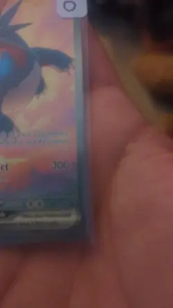 Pokemon TCG Salamence EX Journey Together Holo Chumlee auto on toploader - Image 2