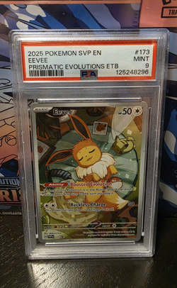 Eevee 173 SVP Scarlet & Violet Promo Holo English 2025 PSA 9 - Image 1