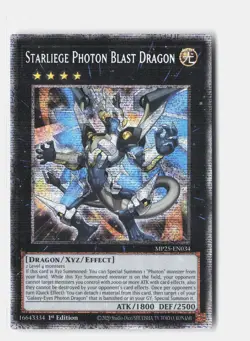 Yugioh #MP25-EN034 Starliege Photon Blast Dragon - Image 1