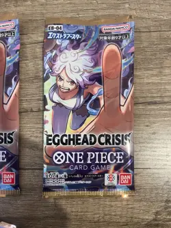 6 Pack One Piece Card Game EB-04 Box / Pack EGGHEAD CRISIS Japanese New Bandai - Image 5