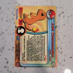 Charmander #04 Vintage Topps Vending Prism Holo Foil Sticker Card NM/MINT - Image 3