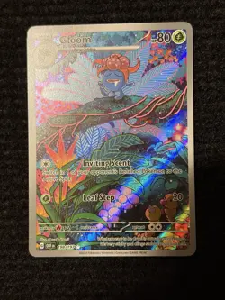 Pokemon TCG Gloom Obsidian Flames Illustration Rare Card 198/197 NM Condition - Image 1