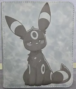 Pokemon Umbreon 2x2 Gray Top Loader Binder 112 Cards - Image 1
