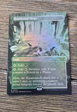 Hushwood Verge (Borderless) Duskmourn: House of Horror Foil - Image 1