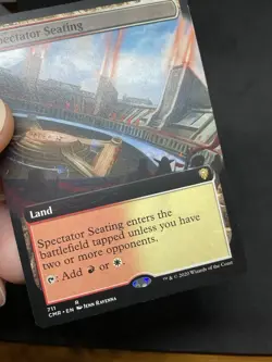 Spectator Seating (Extended Art) Commander Legends Regular MTG 711 - Image 4