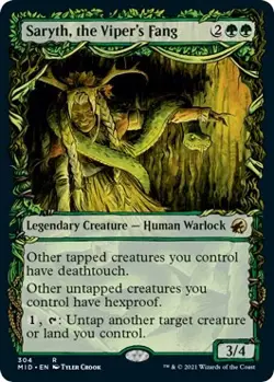 Foil - Saryth, the Viper's Fang (Showcase) - 304 / NM / English MTG - Image 1