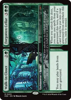 Walk-In Closet // Forgotten Cellar - 205 / English / Heavily Played MTG - Image 1