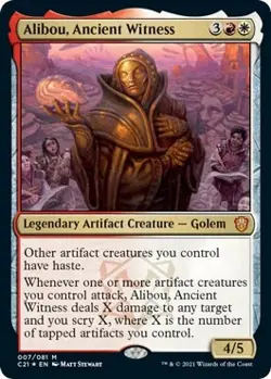 Foil - Alibou, Ancient Witness - 7 / NM / English MTG - Image 1