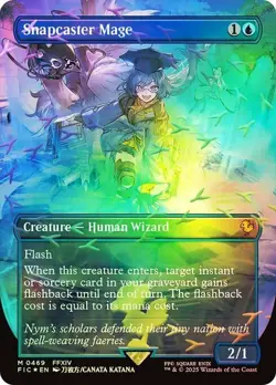 Snapcaster Mage CHOCOBO TRACK FOIL - 0469 - Final Fantasy FIC MTG - Image 1