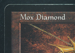 Mox Diamond Stronghold MTG Reserved List Authentic - Top Edge Recoloring Noted - Image 3
