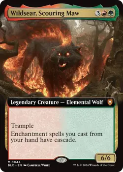 Foil - Wildsear, Scouring Maw (Extended Art) - 44 / NM / English MTG - Image 1