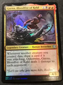 Garna, Bloodfist Of Keld - Foil - DMU - MTG - NM Unplayed - EN - 200/281 - Image 1