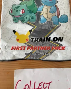 Pokemon Train On First Partner Pack - 25th Anniversary (Kanto Region) Sealed New - Image 4