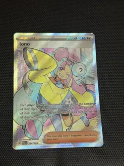 Iono 254/193 Pokemon TCG Paldea Evolved Holo Ultra Rare Full Art - Image 1