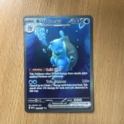 Pokemon TCG Scarlet & Violet 151 Blastoise EX Holo Card 200/165 - Image 1