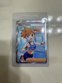 Misty's Vitality 111/084 Pitch Black Full Art Pokemon TCG NM ENG - Image 1