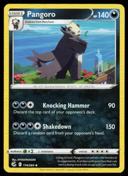 Pangoro 174/264 Uncommon Fusion Strike Pokemon Near Mint - Image 1