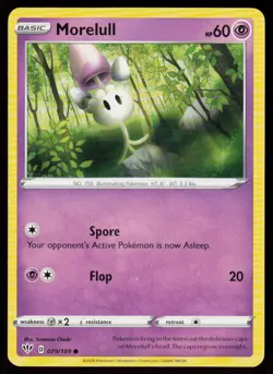 Morelull 079/189 Common Darkness Ablaze Pokemon Lightly Played - Image 1