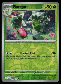 Floragato 017/159 Common Journey Together Pokemon Reverse Holo Near Mint - Image 1