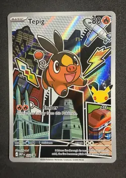 Tepig 050 ME: Mega Evolution Promo - Pokemon Series 2 Holo NM - Image 1