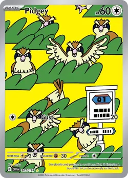 Holofoil - Pidgey - 207/197 - 207/197 / NM / English Pokemon TCG - Image 1