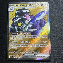 Pokemon Revavroom ex 216/197 Obsidian Flames Gold Hyper Rare LP - Image 1