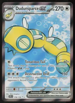 Dudunsparce ex 178/159 Ultra Rare Journey Together Pokemon Holo Near Mint - Image 1