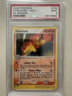 charizard 100/97 ex dragon 2003 PSA 9 - Mint 🐉 Holo Pokemon - Image 1