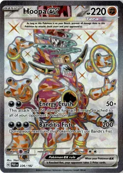 HOOPA EX 226/182 PARADOX RIFT POKEMON HOLO NM/M PAR - Image 1