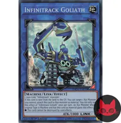 Yugioh Infinitrack Goliath INCH-EN010 Super Rare 1st Edition NM - Image 1