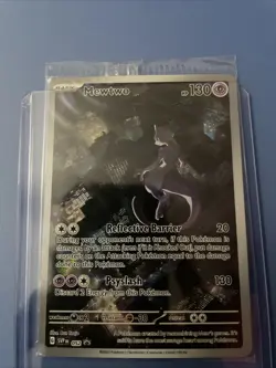 Mewtwo SVP 052 Pokemon TCG Scarlet & Violet 151 Black Star Promo SEALED - Image 1