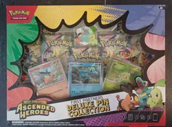 Pokemon TCG Ascended Heroes Deluxe Pin Collection New & Sealed 5 Packs Promo Pin - Image 1