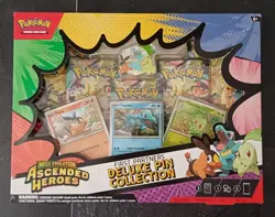 Pokemon TCG Ascended Heroes Deluxe Pin Collection New & Sealed 5 Packs Promo Pin - Image 1