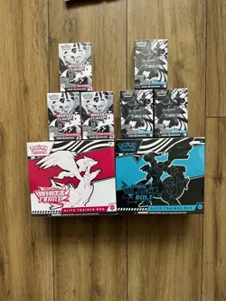Pokemon Black Bolt & White Flare Bundle | 1x each ETB | 3x each Booster Bundle - Image 1