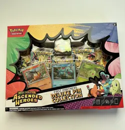 Pokemon TCG Ascended Heroes First Partners Deluxe Pin Collection ⭐ New Sealed - Image 1