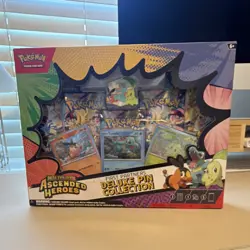 Pokemon TCG Mega Evolution Ascended Heroes Deluxe Pin Collection 😼 NEW & SEALED - Image 1