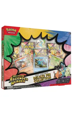 Pokemon TCG: Ascended Heroes First Partners Deluxe Pin Collection ✅ New & Sealed - Image 1