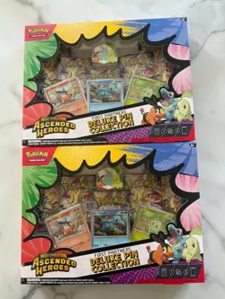 2 x Pokemon TCG Ascended Heroes Deluxe Pin Collection Boxes *NEW & SEALED* ✅ - Image 1
