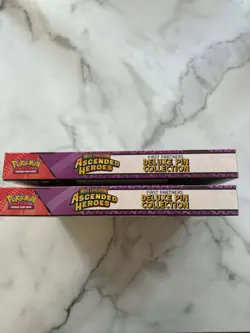 2 x Pokemon TCG Ascended Heroes Deluxe Pin Collection Boxes *NEW & SEALED* ✅ - Image 3