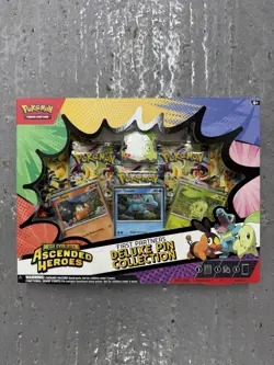 Pokemon TCG Ascended Heroes First Partners Deluxe Pin Collection New Sealed - Image 1