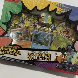 Pokemon TCG Ascended Heroes Deluxe Pin Collection 5 Booster Packs New Sealed - Image 5