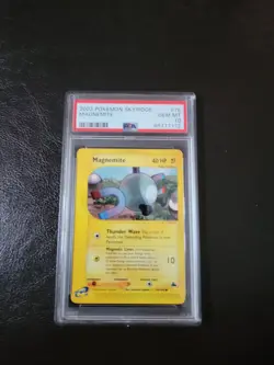 Pokemon Skyridge Set Regular Magnemite eReader 76/144 PSA 10! SK14 - Image 1