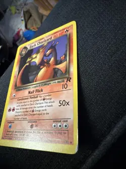 Dark Charizard 21/82 HP-DMG Non Holo Unlimited Team Rocket 1999 WoTC Pokemon TCG - Image 3
