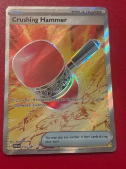 Crushing Hammer 105/084 - Pitch Black Pokemon Card - Image 1