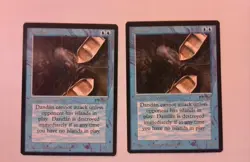 MTG 2x Dandan Arabian Nigh 1995 Blue Common Forgetful Fish SP - Image 1