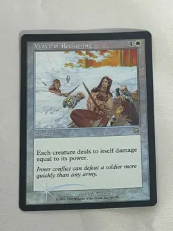 MTG FOIL Wave of Reckoning Mercadian Masques Magic the Gathering - Image 1