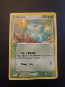 Pokemon Bulbasaur EX FireRed & LeafGreen Regular Common 54/112 50 HP 2004 TCG - Image 1