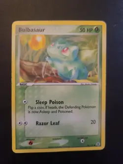 Pokemon Bulbasaur EX FireRed & LeafGreen Regular Common 54/112 50 HP 2004 TCG - Image 2