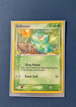 Pokemon TCG Bulbasaur EX FireRed & LeafGreen 54/112 Regular Common - Image 1